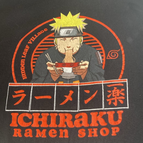 Bundle of 3 2XL T Shirt Ichiraku Ramen Shop Naruto Shippuden My Hero Academia - Picture 3 of 14